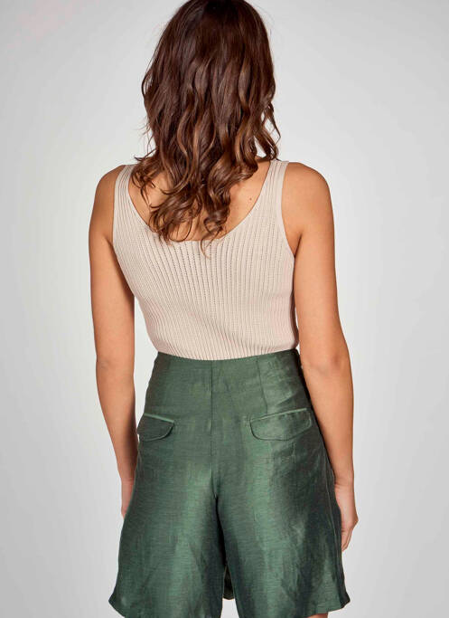 Débardeur beige DEUX. BY ELINE DE MUNCK pour femme