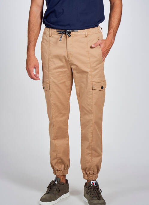 Pantalon cargo marron CEMI pour homme