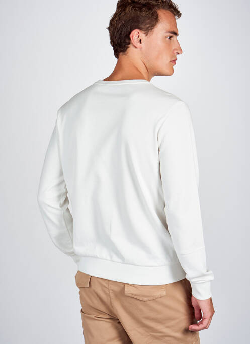 Sweat-shirt blanc CEMI pour homme
