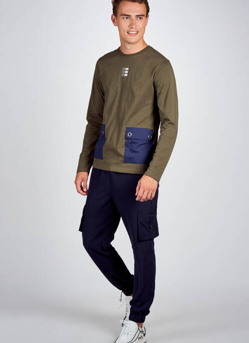 T-shirt vert CEMI pour homme