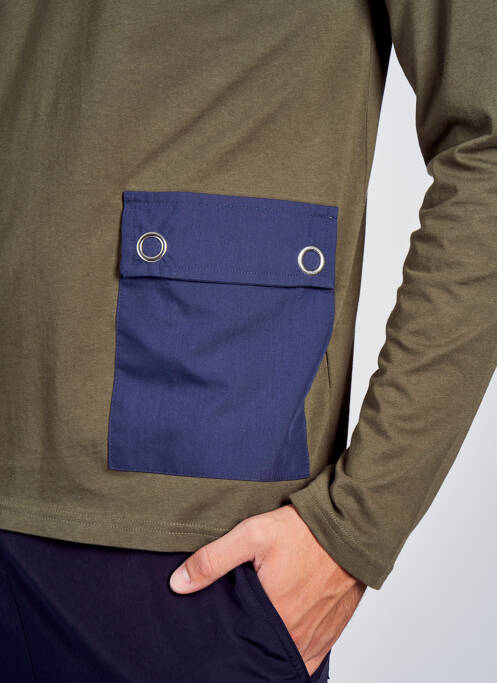 T-shirt vert CEMI pour homme