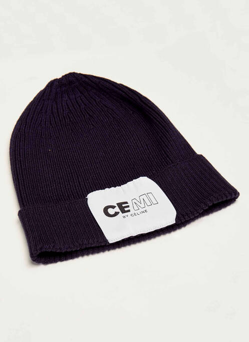 Bonnet bleu CEMI pour femme