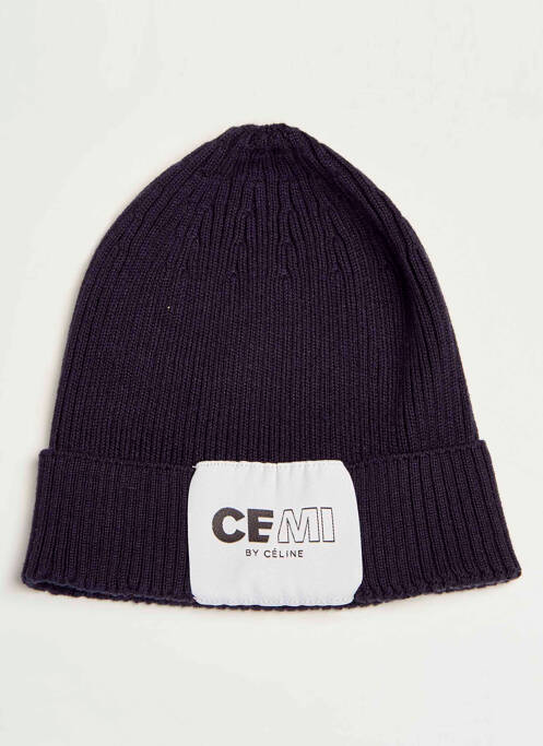 Bonnet bleu CEMI pour femme