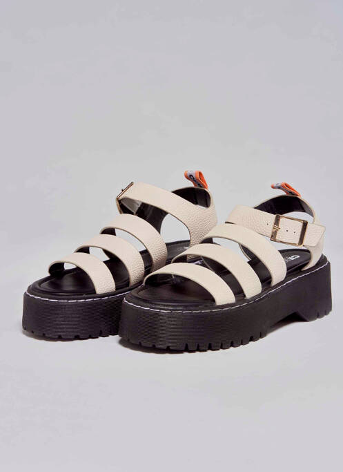 Sandales/Nu pieds blanc CEMI pour femme