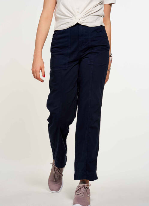 Pantalon cargo bleu CEMI pour femme