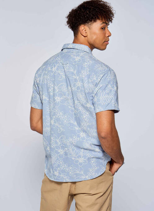 Chemise manches courtes bleu QUIKSILVER pour homme