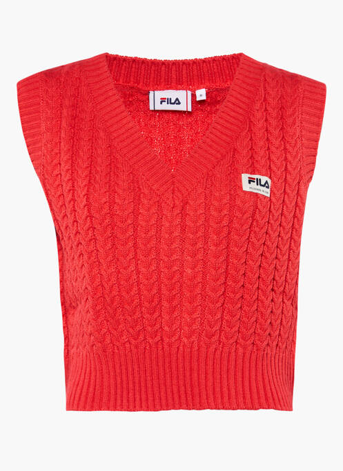 Débardeur rouge FILA pour femme