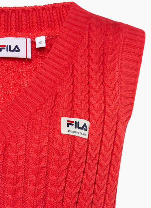 Débardeur rouge FILA pour femme