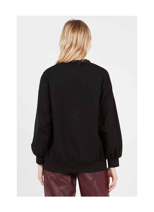 Sweat-shirt noir PLEASE pour femme