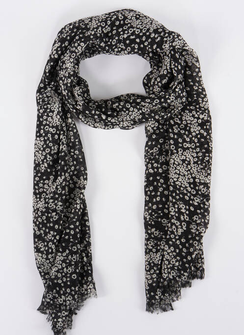 Foulard noir LE TEMPS DES CERISES femme