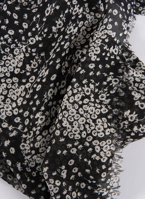Foulard noir LE TEMPS DES CERISES femme