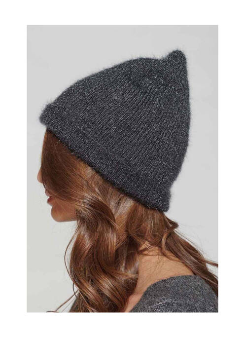 Bonnet gris LE TEMPS DES CERISES femme