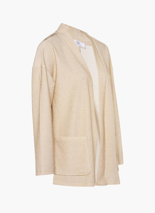 Gilet manches longues or LE TEMPS DES CERISES pour femme
