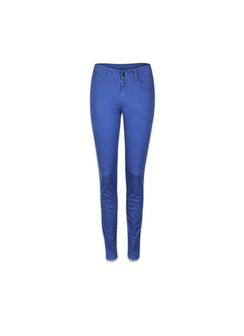 Pantalon slim bleu PIECES pour femme