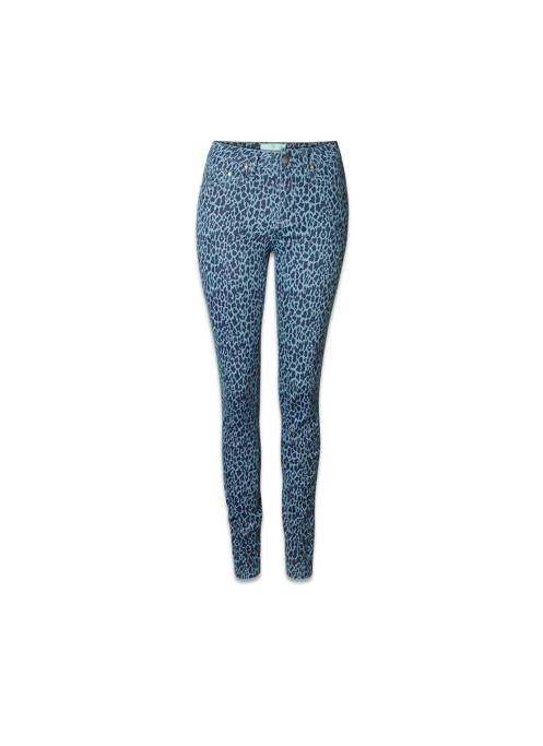 Pantalon slim bleu PIECES pour femme