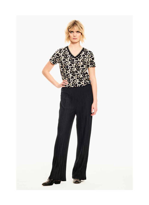 Pantalon flare noir GARCIA pour femme