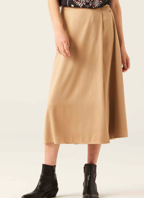 Jupe mi-longue or GARCIA femme