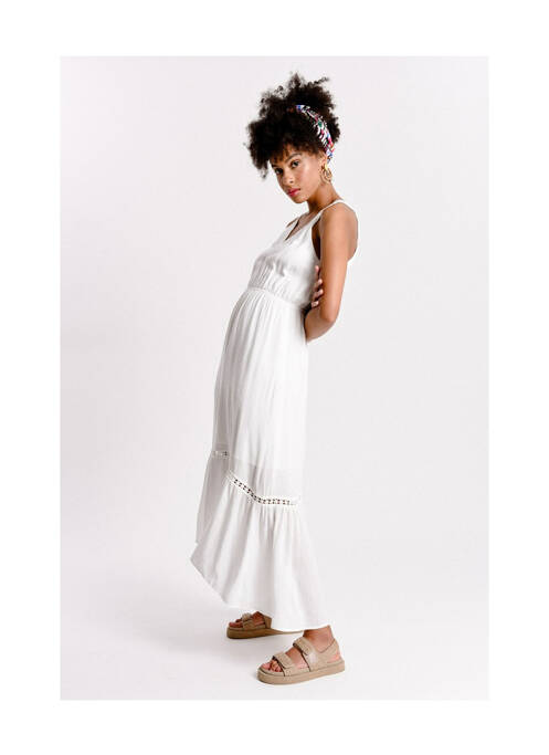 Robe longue blanc MOLLY BRACKEN pour femme