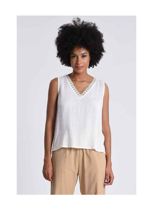 Top blanc MOLLY BRACKEN pour femme