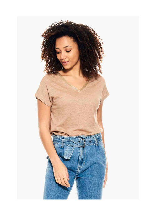 Top beige GARCIA pour femme