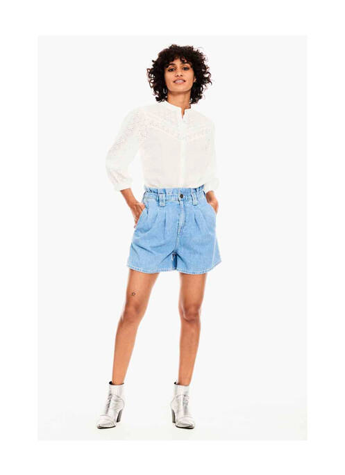Short bleu GARCIA pour femme