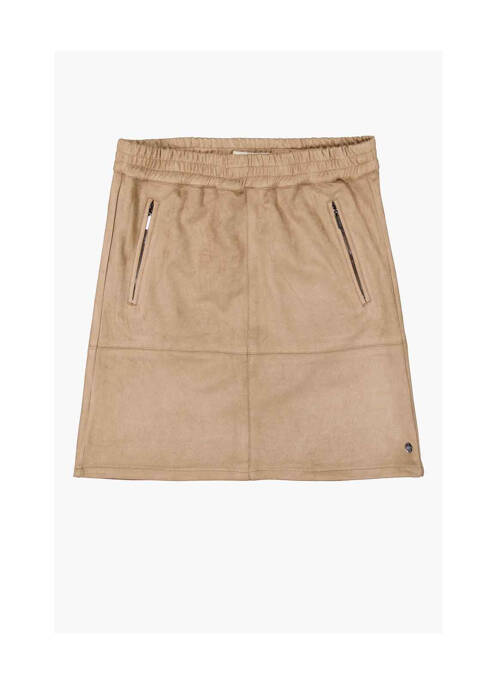 Jupe courte beige GARCIA pour femme