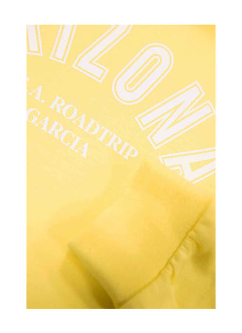 Sweat-shirt à capuche jaune GARCIA pour fille
