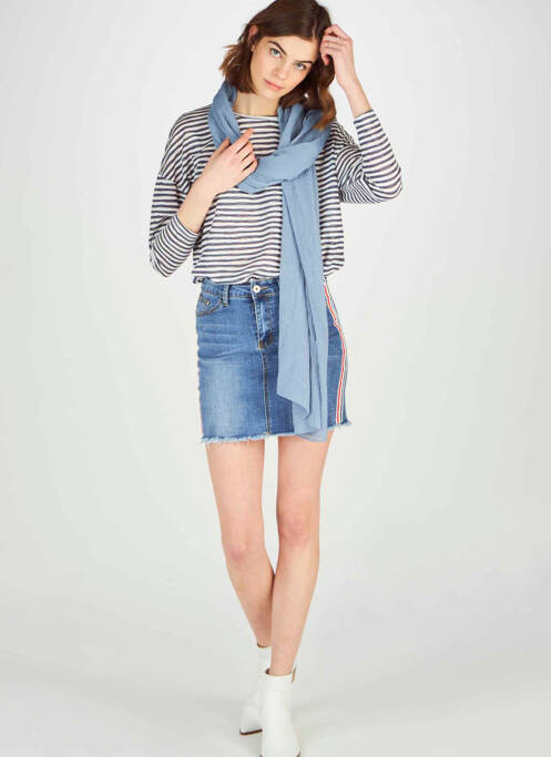 Foulard bleu HAILYS pour femme