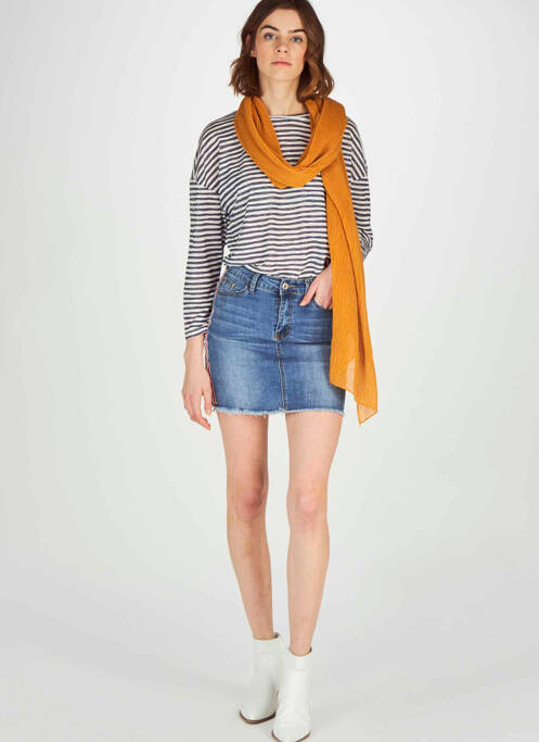 Foulard jaune HAILYS pour femme