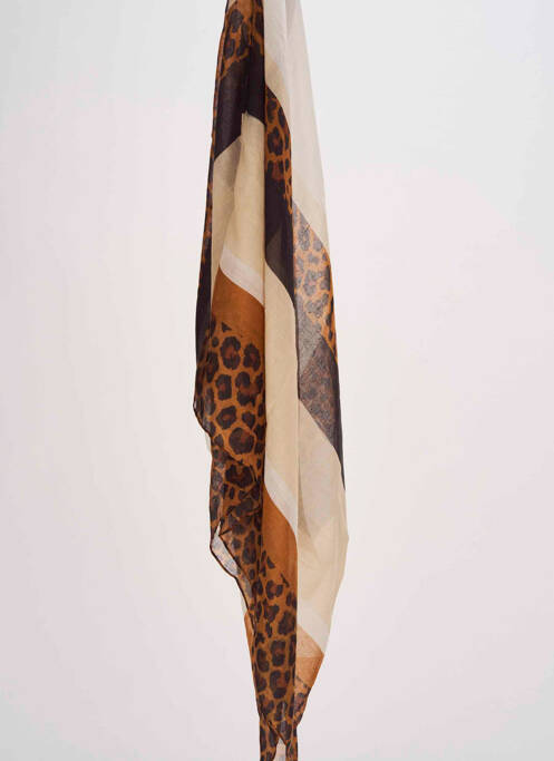 Foulard marron HAILYS pour femme