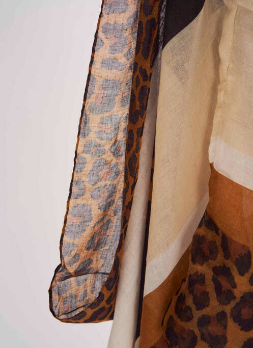 Foulard marron HAILYS pour femme