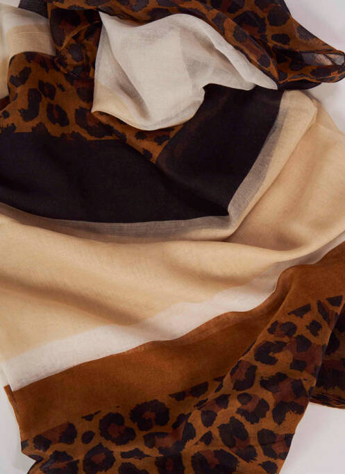 Foulard marron HAILYS pour femme