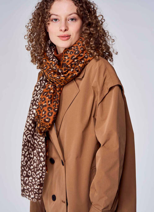 Foulard marron HAILYS pour femme