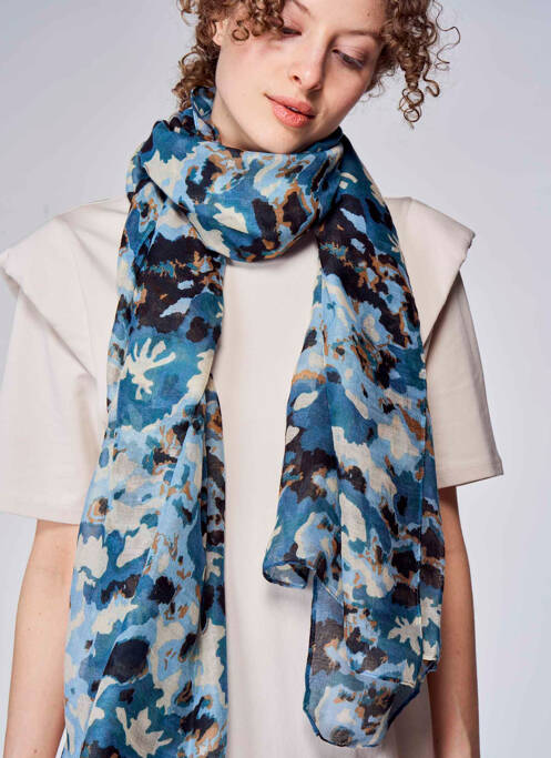 Foulard bleu HAILYS pour femme
