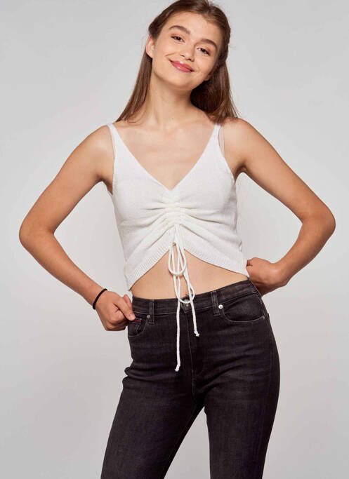 Débardeur blanc HAILYS pour femme