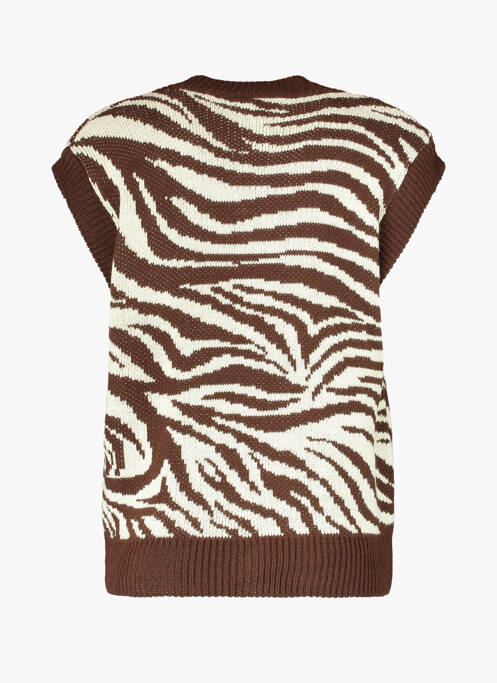 Débardeur marron HAILYS pour femme