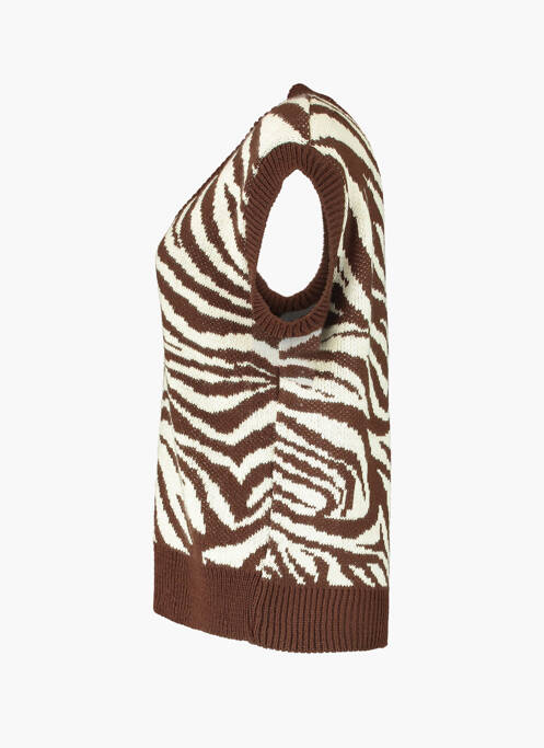 Débardeur marron HAILYS pour femme