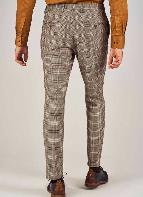 Pantalon chino marron LE FABULEUX MARCEL DE BRUXELLES pour homme