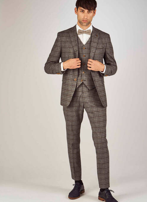 Pantalon chino gris LE FABULEUX MARCEL DE BRUXELLES homme