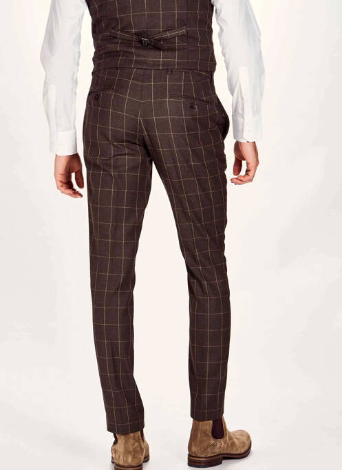 Pantalon chino marron LE FABULEUX MARCEL DE BRUXELLES homme