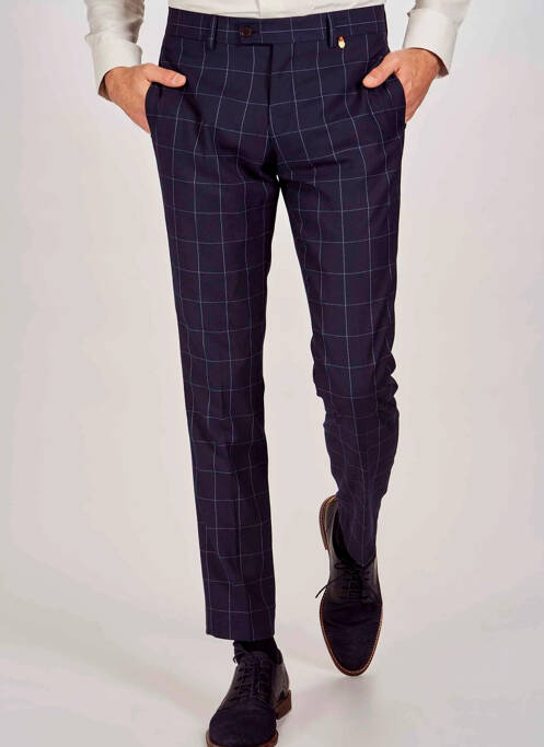 Pantalon chino bleu LE FABULEUX MARCEL DE BRUXELLES pour homme