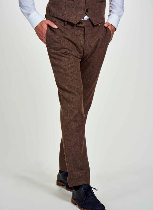 Pantalon chino beige LE FABULEUX MARCEL DE BRUXELLES pour homme