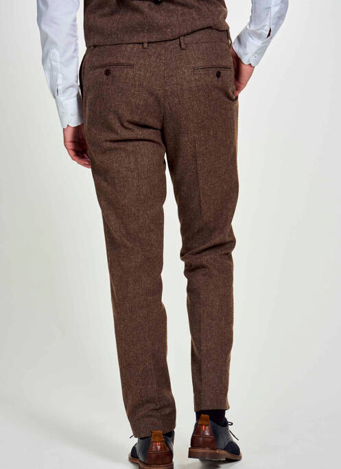 Pantalon chino marron LE FABULEUX MARCEL DE BRUXELLES pour homme