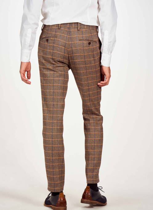 Pantalon droit beige LE FABULEUX MARCEL DE BRUXELLES pour homme