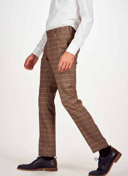 Pantalon droit beige LE FABULEUX MARCEL DE BRUXELLES pour homme