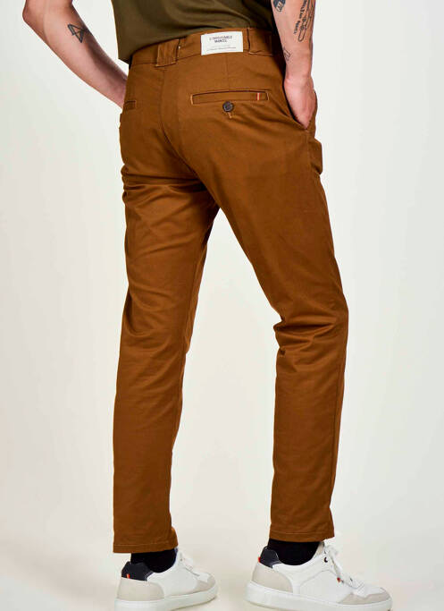 Pantalon chino marron LE FABULEUX MARCEL DE BRUXELLES pour homme