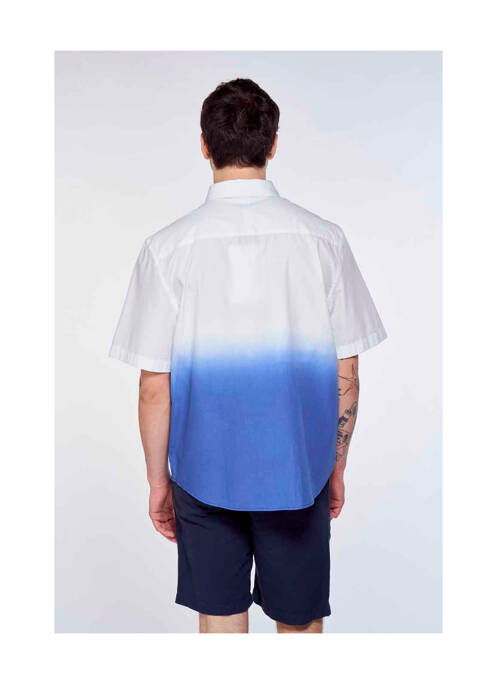 Chemise manches courtes bleu LE FABULEUX MARCEL DE BRUXELLES pour homme