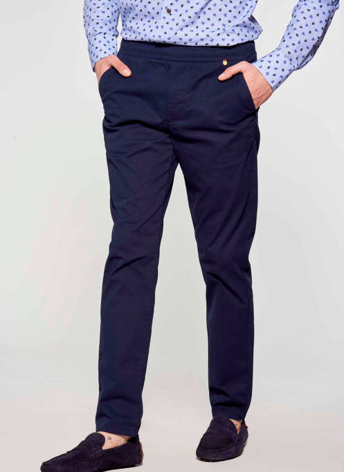 Pantalon chino bleu LE FABULEUX MARCEL DE BRUXELLES pour homme