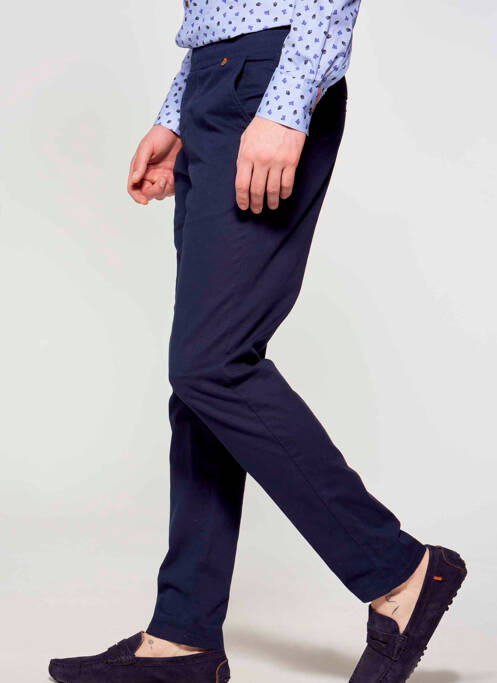 Pantalon chino bleu LE FABULEUX MARCEL DE BRUXELLES homme