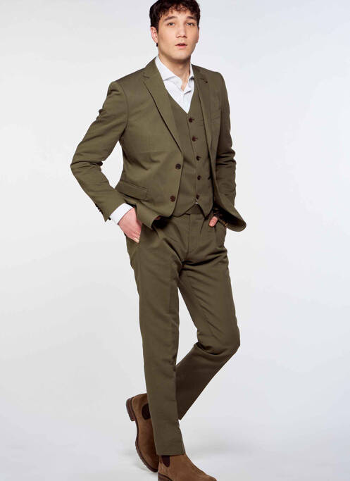 Gilet sans manche vert LE FABULEUX MARCEL DE BRUXELLES pour homme